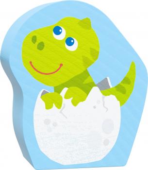 2, 2x3, 4 Teile HABA Kinder Puzzle 4 erste Puzzles Dinos mit Holzfigur Babydino 2012186002