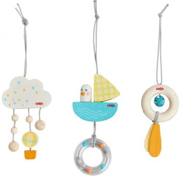 HABA Babywelt Baby-Spiel-Set Gans 5in1 mit Mobile 2012259001