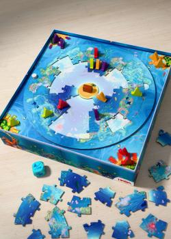 HABA Kinderspiel Aktionsspiel GAME MEETS PUZZLE Ocean Twist 2012216001