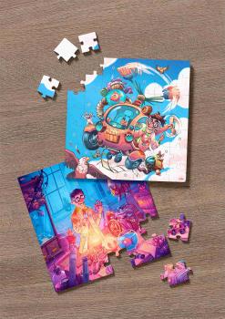 HABA Kinderspiel Aktionsspiel GAME MEETS PUZZLE Crazy Copter 2012215001