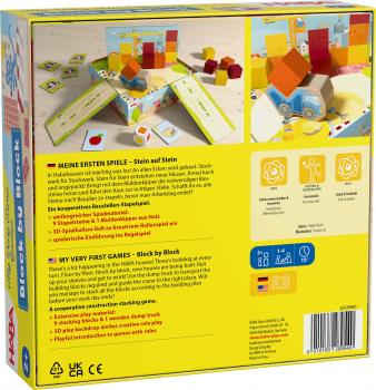 HABA Kinderspiel Geschicklichkeitsspiel Meine ersten Spiele Stein auf Stein 2012209001