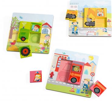 Preview: HABA Kleinkindwelt Legespiel Fahrzeuge 2012390001
