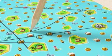 HABA Familienspiel Strategiespiel Pencil Pirates 2012233001