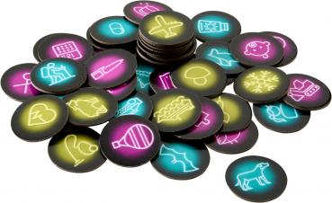 HABA Familienspiel Partyspiel Let's talk NEON gelb 2013260001