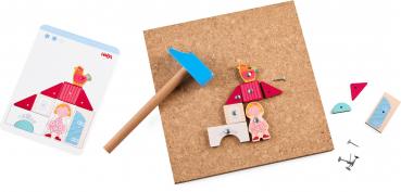 Haba Geschicklichkeitsspiel Hammer-Nagelspiel Bauernhof 2013378001