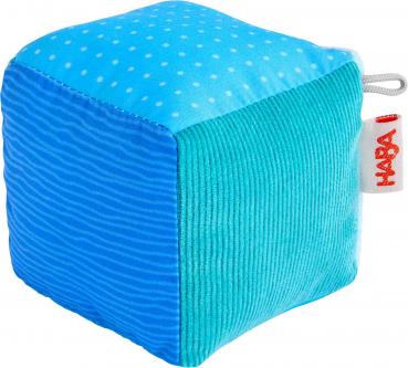 Preview: HABA Babywelt Motorikspielzeug Entdeckerwürfel Klang 2013403001