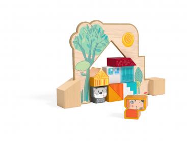 Preview: HABA Kleinkindwelt Stapel- und Legespiel Bauspaß 2012382001