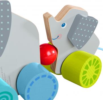 HABA Kleinkindwelt Rollspielzeug Ziehfigur Elefanten 2012263001
