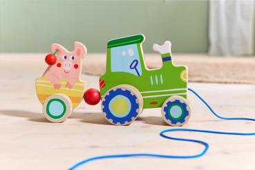 HABA Kleinkindwelt Rollspielzeug Ziehfigur Traktor 2012264001