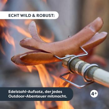 Preview: HABA Outdoor Werkzeug Terra Kids Grillspieß-Aufsatz für Kinder Survival dinner! 2013841001