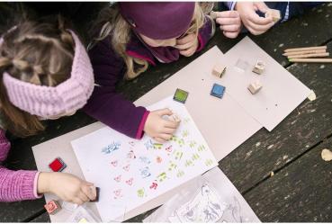 HABA Outdoor Forschen und Entdecken Terra Kids Stempelset für Schatzsuche Stamp your map! 2013843001