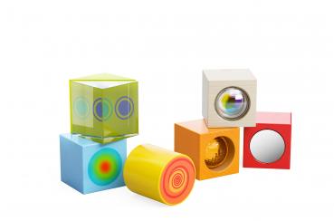 Preview: HABA Kleinkindwelt Entdeckerbausteine Optik 2013397001