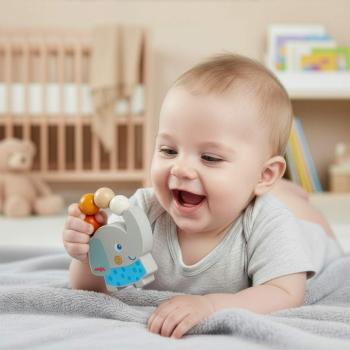 Preview: HABA Babywelt Rasselgreifling Elefant 2013798001