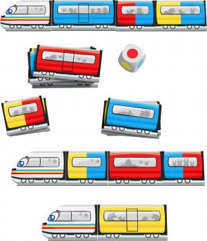 Preview: HABA Mitbringspiel Farbzuordnungsspiel Meine ersten Spiele to go Farb-Express 2013847001