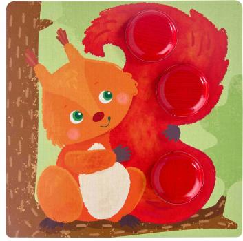 HABA Kinderspiel Farbzuordnungsspiel Waldtiere 2013990001