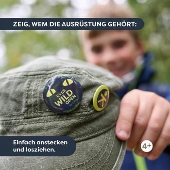 Preview: HABA Outdoor Kreativität Terra Kids Ansteckbuttons 4er Set Button Buddies 2014021001