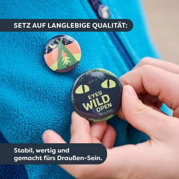 Preview: HABA Outdoor Kreativität Terra Kids Ansteckbuttons 4er Set Button Buddies 2014021001