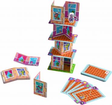 Preview: Haba Kinderspiel Geschicklichkeitsspiel Rhino Hero Das Original 2013172001