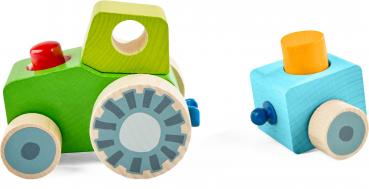 HABA Kleinkindwelt Entdeckerfahrzeug Traktor 2013391001