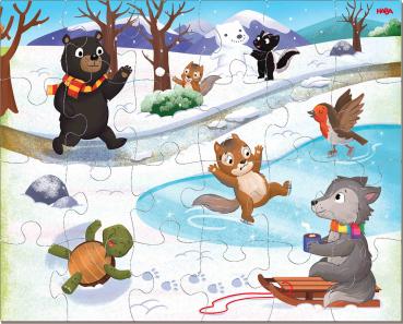Preview: 4x24 Teile HABA Kinder Puzzle Jahreszeiten 2013402001