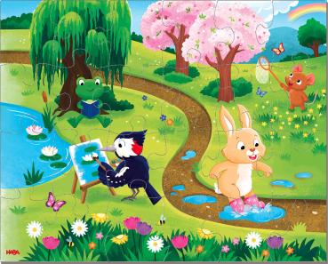 Preview: 4x24 Teile HABA Kinder Puzzle Jahreszeiten 2013402001