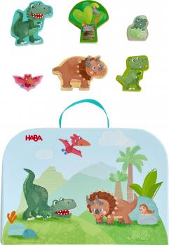 Preview: HABA Kleinkindwelt Spielwelten Spielwelt im Koffer Dinosaurier 2014170001
