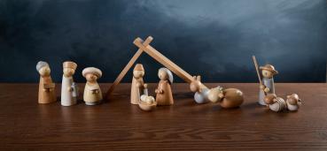 Preview: HABA Dekoration Weihnachtskrippe 2014250001