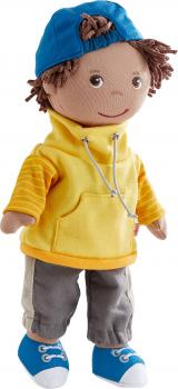 Preview: HABA Stoffpuppe Kuschelpuppe Bruno 2014438001