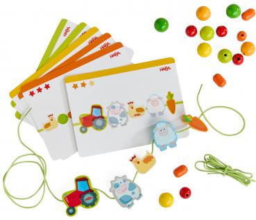 Preview: Haba Geschicklichkeitsspiel Fädelspiel Bauernhof 2014447001