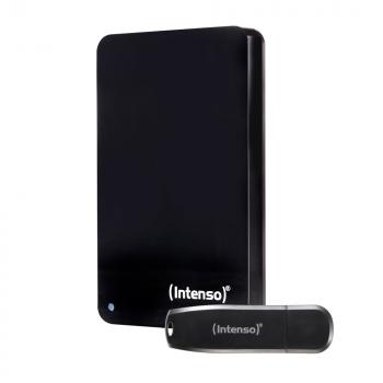 Intenso HDD externe Festplatte Memory Drive 2,5 Zoll 1TB USB 3.0 + USB Stick 32GB Bonuspack