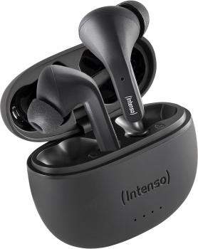 Intenso True Wireless Kopfhörer T300A Bluetooth Buds mit Akku schwarz