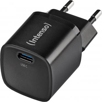 Intenso Ladegerät Power Adapter 30 Watt W30C² GaN 1x USB-C für 1 Gerät schwarz