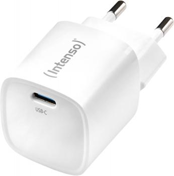 Intenso Ladegerät Power Adapter 30 Watt W30C² GaN 1x USB-C für 1 Gerät weiß