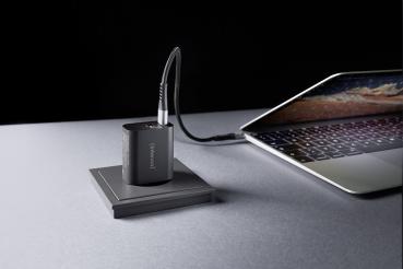 Intenso Ladegerät Power Adapter 30 Watt W30AC 1x USB-A + 1x USB-C für 2 Geräte schwarz