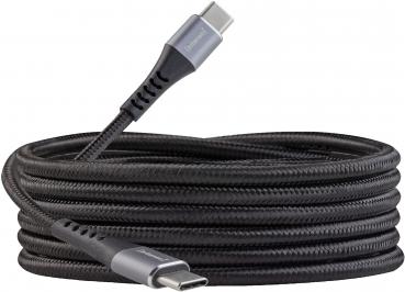 Intenso USB Kabel C315C Typ C - TYP C Nylon 1,5m max. 60W schwarz