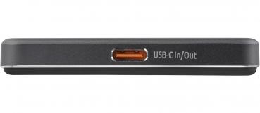 Intenso Powerbank MW5000 magnetische Fixierung MagSafe kompatibel PD 3.0 5000 mAh USB Typ C grau