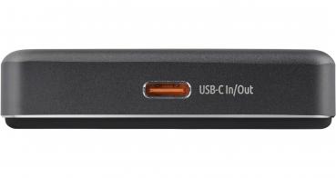 Intenso Powerbank MW10000 magnetische Fixierung MagSafe kompatibel PD 3.0 10000 mAh USB Typ C grau