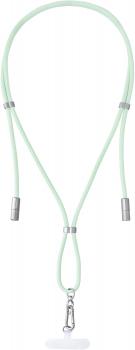 Intenso Cell Phone Charging Lanyard Handykette als Ladekabel Datenkabel 2 x USB-C bis 1,65m grün