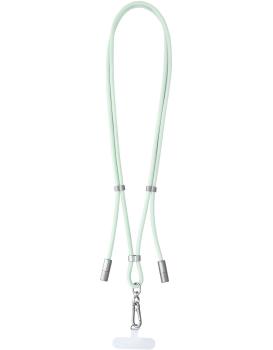 Intenso Cell Phone Charging Lanyard Handykette als Ladekabel Datenkabel 2 x USB-C bis 1,65m grün