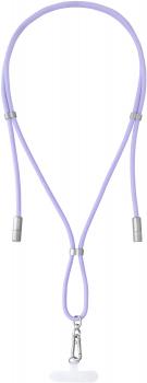 Intenso Cell Phone Charging Lanyard Handykette als Ladekabel Datenkabel 2 x USB-C bis 1,65m lila