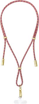 Intenso Cell Phone Charging Lanyard Handykette als Ladekabel Datenkabel 2 x USB-C bis 1,65m neon mix
