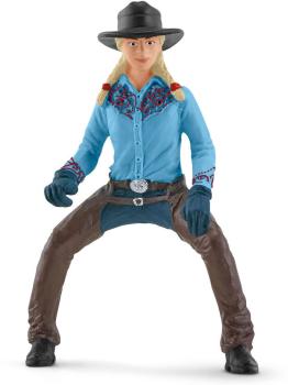 Schleich FARM WORLD Team Roping mit Cowgirl Set 9 Teile 42577