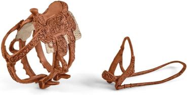 Preview: Schleich FARM WORLD Barrel Racing mit Cowgirl Set 7 Teile 42576