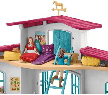 Preview: Schleich HORSE CLUB Reiterhof Set 115 Teile 42567