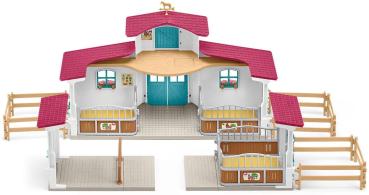 Preview: Schleich HORSE CLUB Reiterhof Set 115 Teile 42567