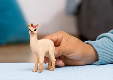 Preview: Schleich BAYALA® Lama Einhorn Baby Einzelfigur 70761