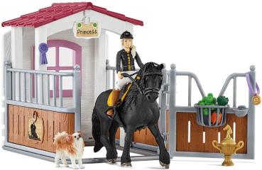 Preview: Schleich HORSE CLUB Pferdebox mit Tori & Princess Set 26 Teile 42437