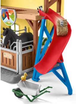 Schleich FARM WORLD Pferdestall Set 82 Teile 42485