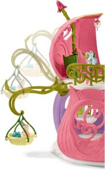 Schleich BAYALA® Glitzerndes Blütenhaus mit Einhörnern, See und Stall Set 71 Teile 42445