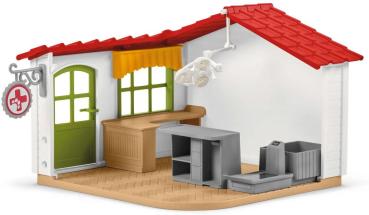 Schleich FARM WORLD Tierarzt-Praxis mit Haustieren Set 43 Teile 42502